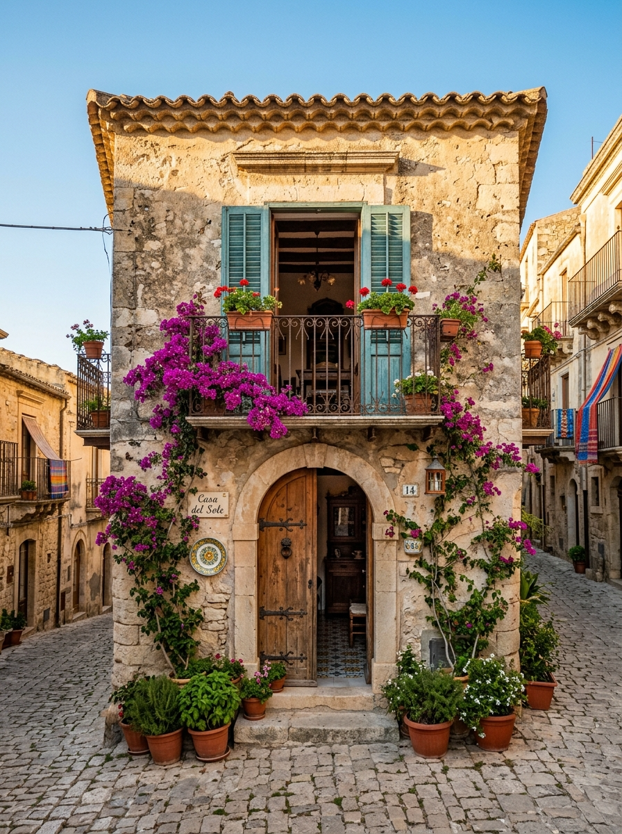 Rural house to renovate in inland Sicily